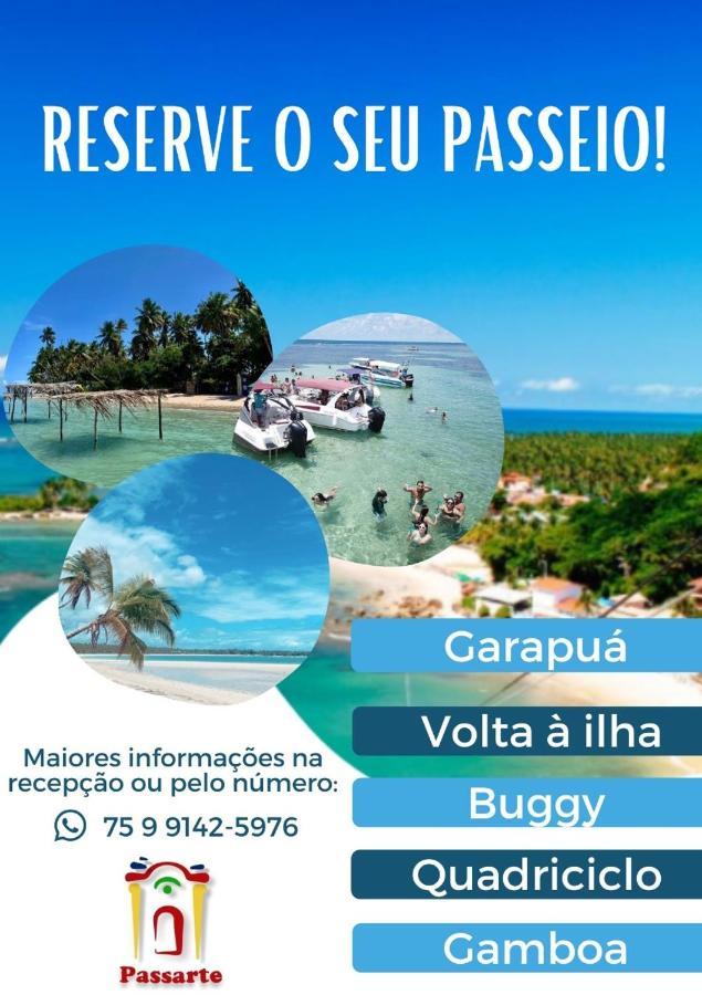 Pousada Passarte - Biquinha Hotel Morro de Sao Paulo Bagian luar foto